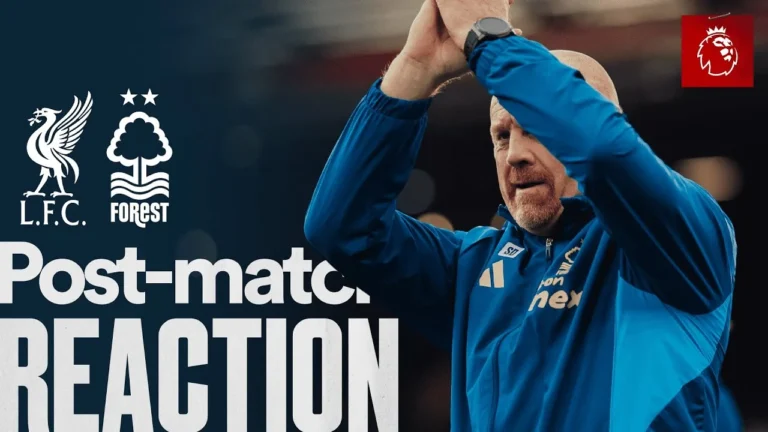 I’m SO Pleased For The Players! Sean Dyche Reacts To Forest’s 3-0 Win At Liverpool!