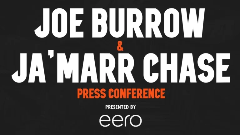 Joe Burrow and Ja’Marr Chase Press Conference – November 25