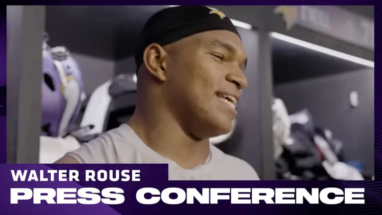 Walter Rouse Expands on J.J. McCarthy’s Like A Dog In The Street Comment After Win In Detroit