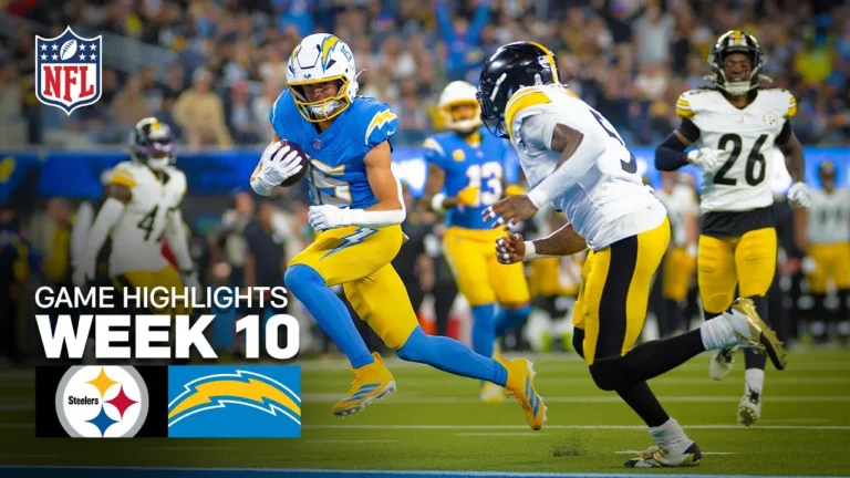 Pittsburgh Steelers vs Los Angeles Chargers Game Highlights 2025 NFL Season Week 10