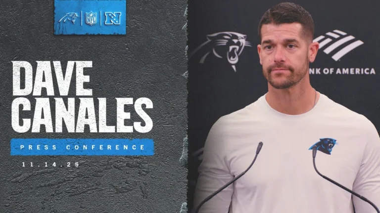 Dave Canales gives final update before Falcons game Carolina Panthers