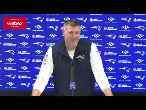 Mike Vrabel: I Think Everything We Do is Focused on Winning. Patriots Press Conference