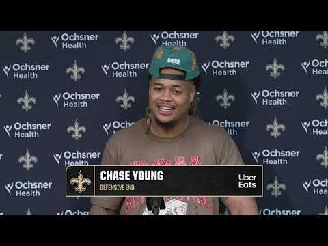 Chase Young talks Strip-6 in Win Saints-Titans Postgame 2025 NFL Week 17