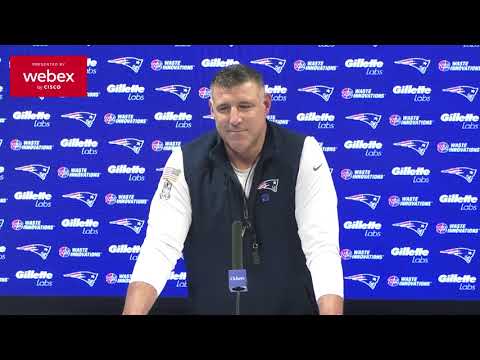 Mike Vrabel: Improve Through Practice and Finish What We Started. Patriots Press Conference