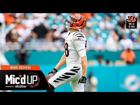 Mike Gesicki Mic’d Up vs Miami Dolphins Week 16 2025
