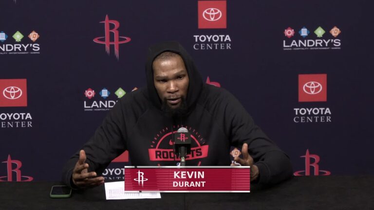 Kevin Durant with a Press Conference vs Cavs