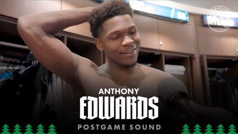 We Gotta Win This Game. Anthony Edwards Postgame Sound 12.27.25