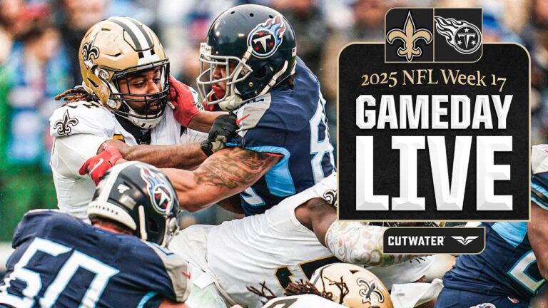 Titans vs. Saints Gameday Live 2025 NFL Week 17
