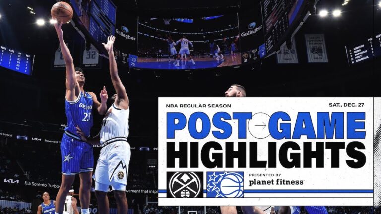Postgame Highlights: Denver Nuggets Vs. Orlando Magic 12.27.25 Presented By Planet Fitness