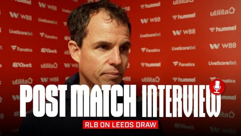 Even with the changes, we showed good energy Régis Le Bris On Leeds Draw Post Match Interview
