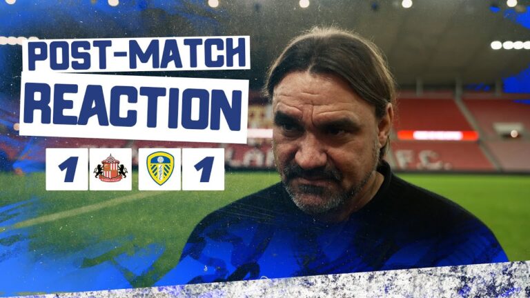A good point on the road Daniel Farke reaction Sunderland 1-1 Leeds United