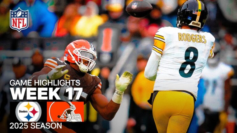 Pittsburgh Steelers vs Cleveland Browns Game Highlights 2025 NFL Season Week 17