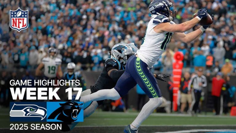 Seattle Seahawks vs. Carolina Panthers Game Highlights NFL 2025 Season Week 17