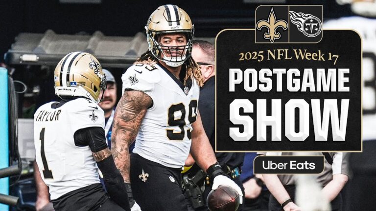 LIVE: Titans vs. Saints Postgame Show 2025 NFL Week 17