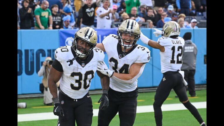 Saints’ Top Plays vs. Titans 2025 NFL Week 17