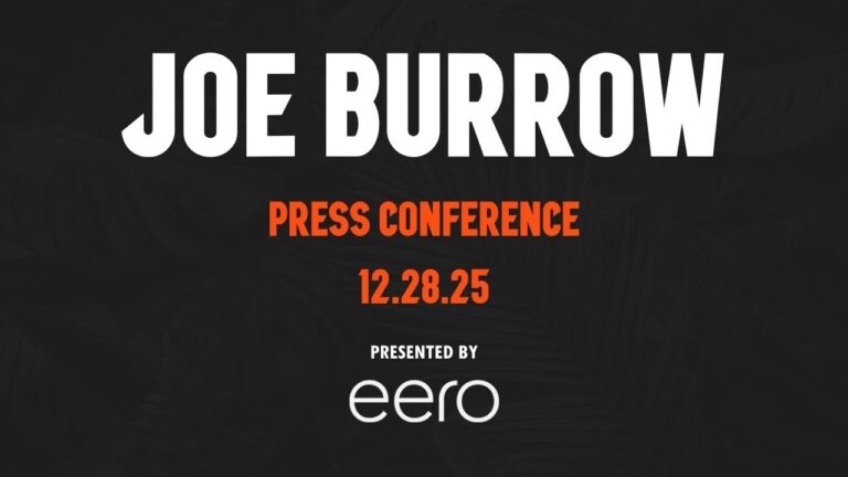 Joe Burrow Press Conference – December 28