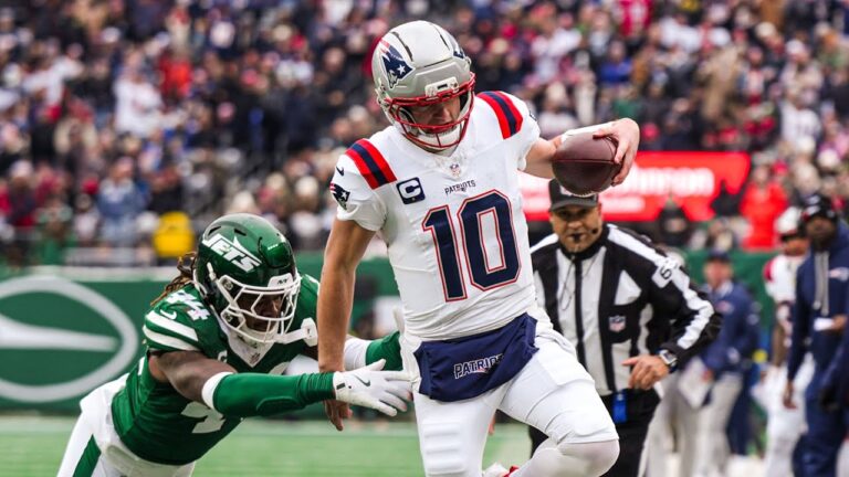 GAME HIGHLIGHTS: Drake Maye Throws 5 TDs as Patriots Beat Jets 42-10 NFL Week 17