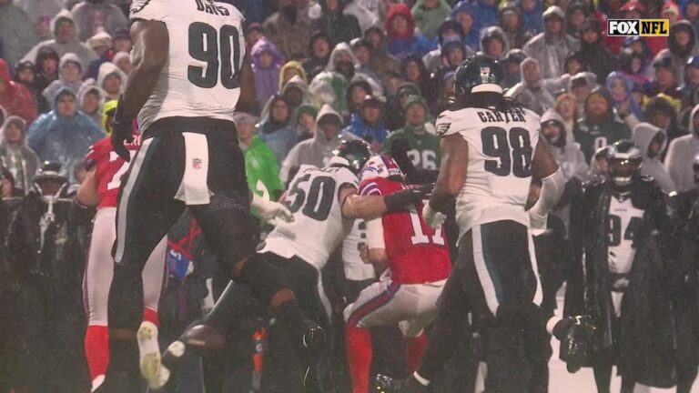 Philly forces a fumble vs. Josh Allen!