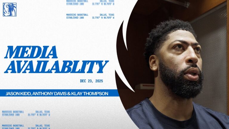 Jason Kidd, Klay Thompson, & Anthony Davis Media Availability NOP 12 22 25