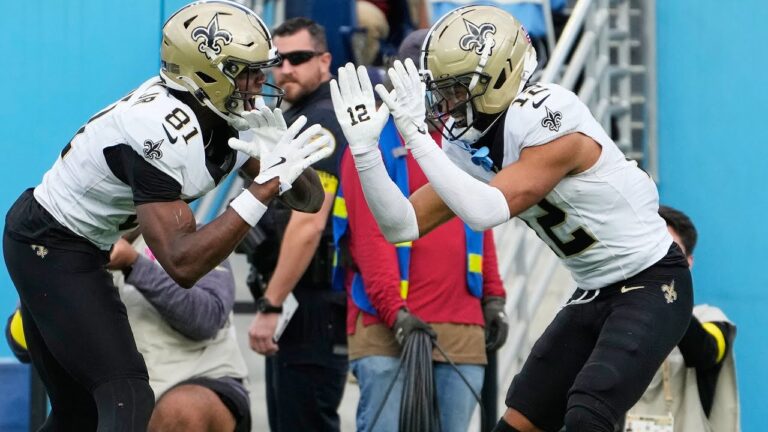 Every catch from Chris Olave’s 119-yard game vs. Titans Week 17