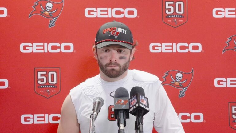 Baker Mayfields Thoughts on Game vs. Miami Press Conference Tampa Bay Buccaneers