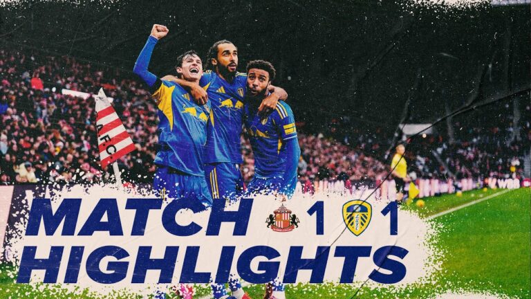 Sunderland 1-1 Leeds United Premier League highlights Stunning team goal continues DCL run!