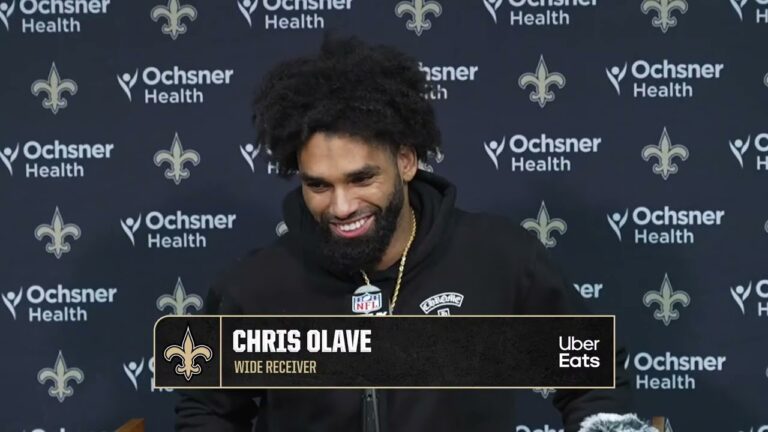 Chris Olave talks Win Saints-Titans Postgame 2025 NFL Week 17