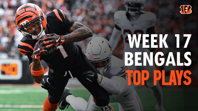 Bengals’ top plays vs. Cardinals Week 17
