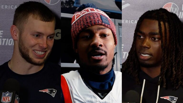 Efton Chism III, Stefon Diggs, Rhamondre Stevenson & More Address the Media Press Conference