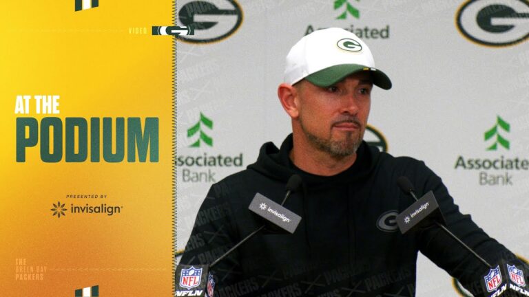 Matt LaFleur details the mindset of going on the road for the playoffs