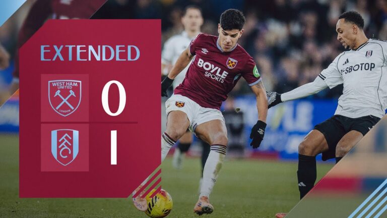 West Ham 0-1 Fulham Premier League Extended Highlights