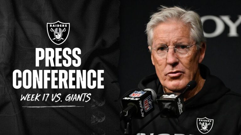 Pete Carroll Postgame Presser – 12.28.25 Week 17