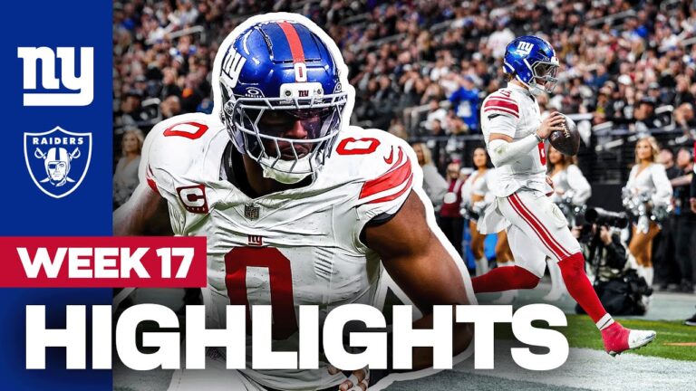 Highlights: Giants vs. Raiders Week 17 New York Giants