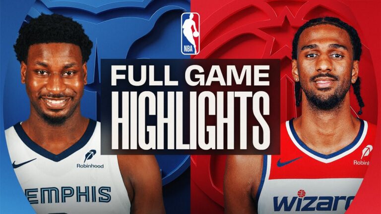 GRIZZLIES at WIZARDS FULL GAME HIGHLIGHTS December 28, 2025