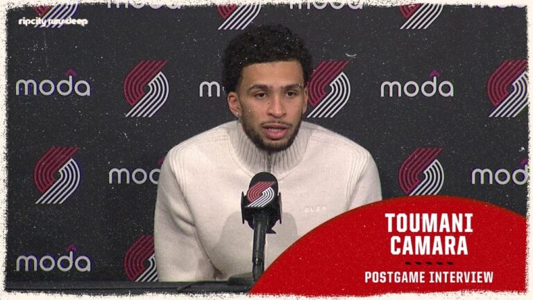 Toumani Camara Postgame Media Availability vs Boston Celtics December 28th, 2025