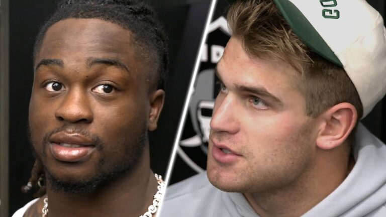 Jeanty, Mayer, Tucker, Laulu, Rogers, Vance, Glaze Postgame Media Week 17