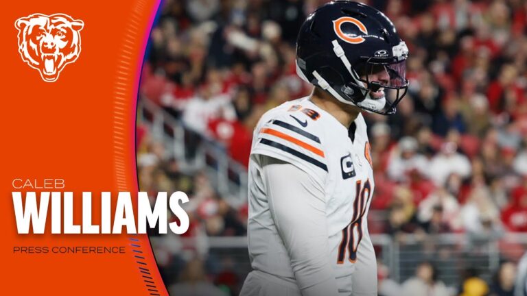 Caleb Williams on offense’s performance vs. 49ers Press Conference