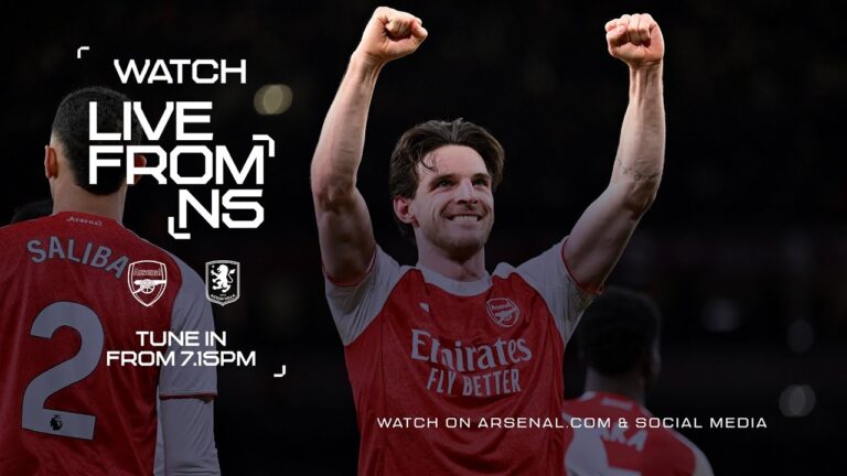 KEY CLASH AT THE TOP! Arsenal v Aston Villa LIVE FROM N5 PRE-MATCH SHOW EPL
