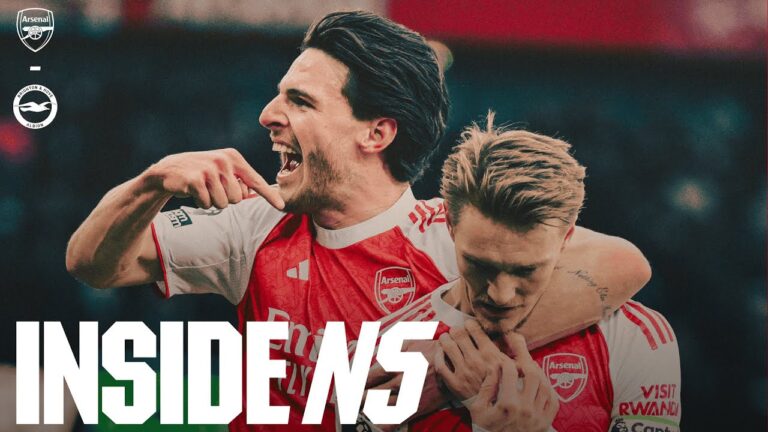 Behind the scenes, unseen angle of Odegaard’s goal & more! Arsenal vs Brighton (2-1) l INSIDE N5