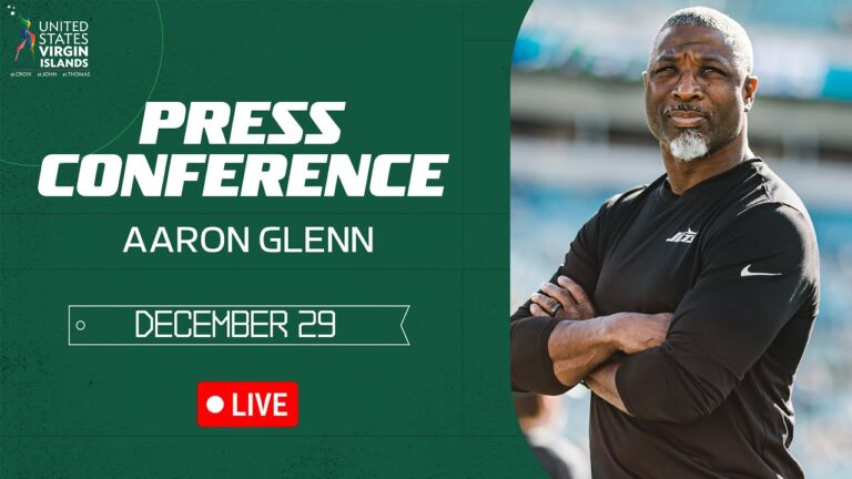 Aaron Glenn Press Conference (12 29) New York Jets