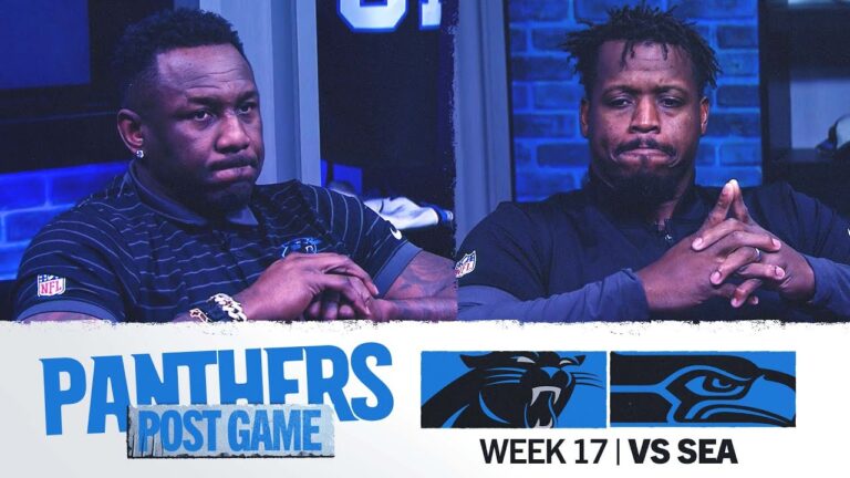 Panthers vs Seahawks Week 17 Reaction Postgame Show Carolina Panthers