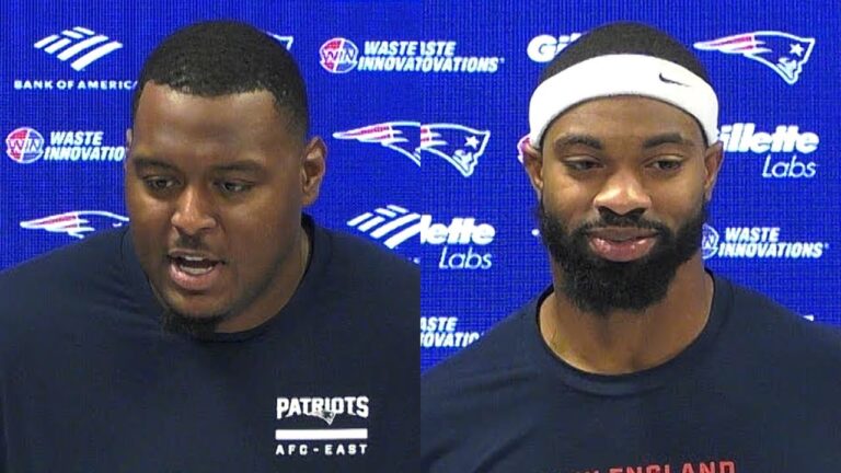 K’Lavon Chaisson & Vederian Lowe Address the Media Patriots Press Conference