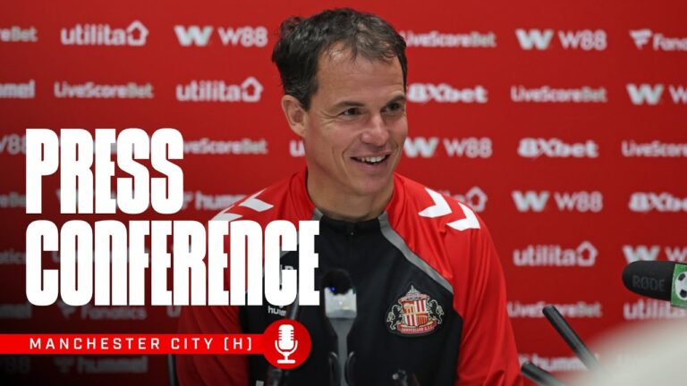 Sunderland vs Manchester City Régis Le Bris’ Premier League press conference!