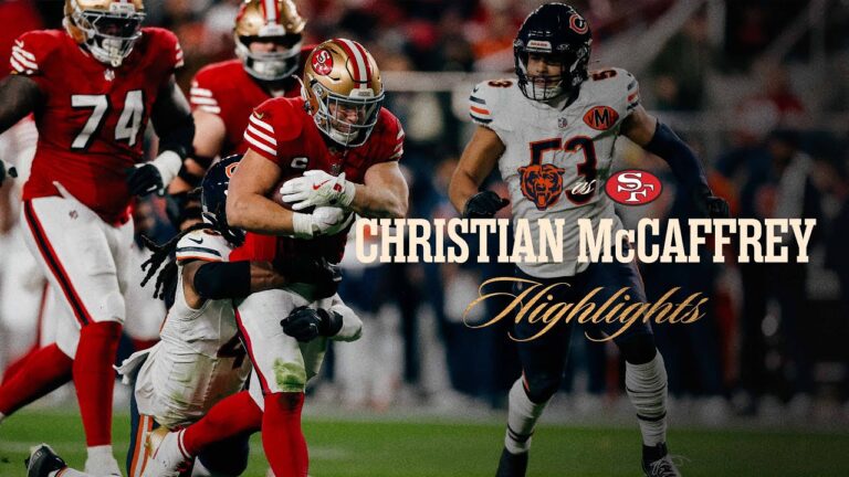 Christian McCaffrey’s Best Plays from 181-Yard Game vs. Bears Week 17