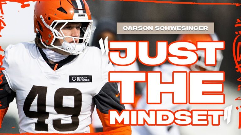 Carson Schwesinger Press Conference: Just the mindset