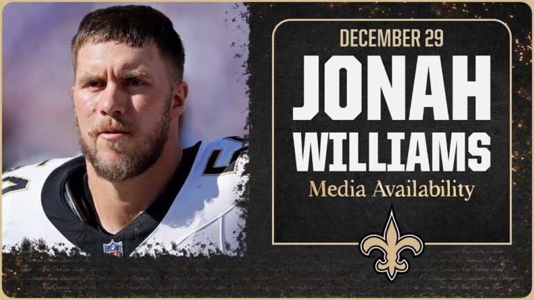 Jonah Williams talks Saints Locker Room, Coaches New Orleans Saints