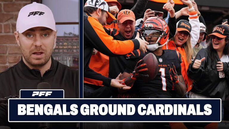 Arizona Cardinals vs. Cincinnati Bengals Review PFF Grade Release Show