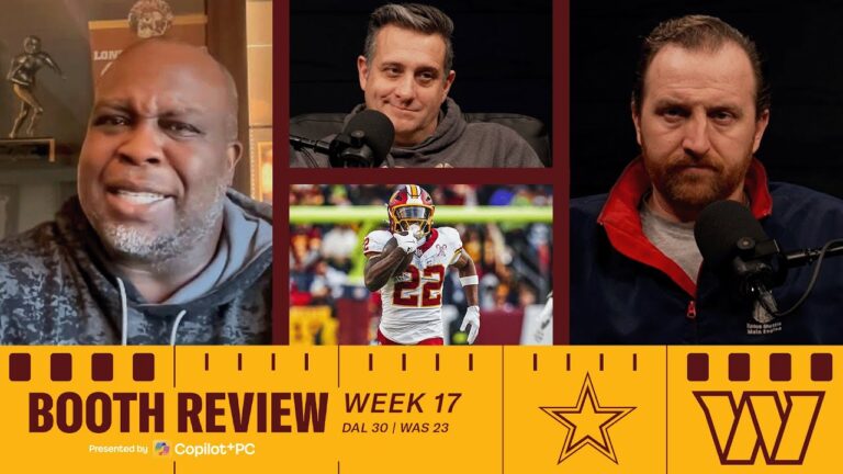 NFL Week 17 Recap: Commanders Fall to Cowboys 30-23 Booth Review Podcast Washington Commanders