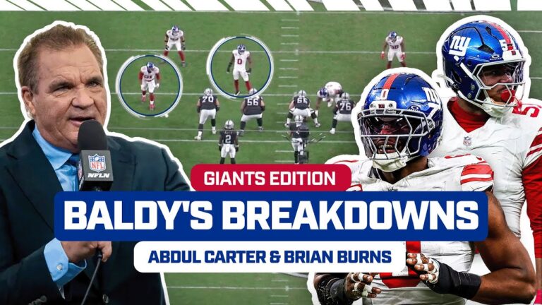 Baldy&39s Breakdowns: Giants Edition Abdul Carter &amp Brian Burns vs. Raiders