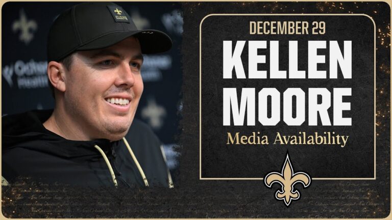 Kellen Moore talks Tyler Shough, Team Identity New Orleans Saints